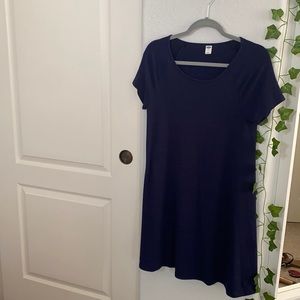 Soft Navy Blue Dress